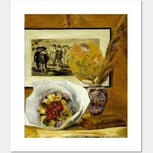 Still Life with Bouquet by Auguste Renoir Posters and Art